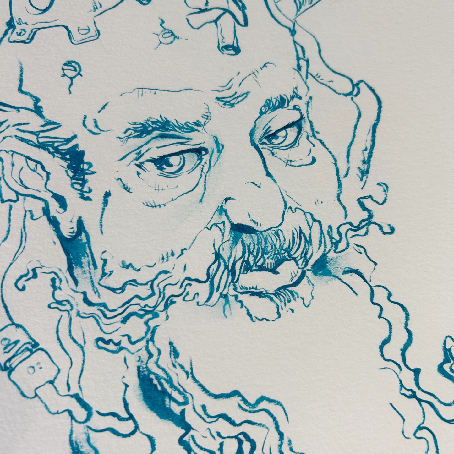 Blue Old Man