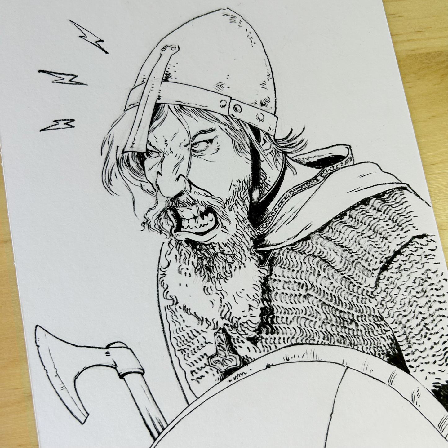 Inktober 2025 #Viking