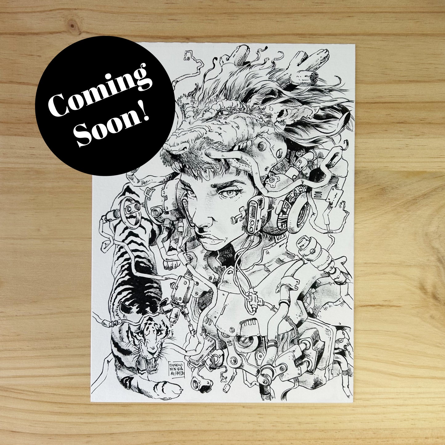Mecha Girl 01 Print