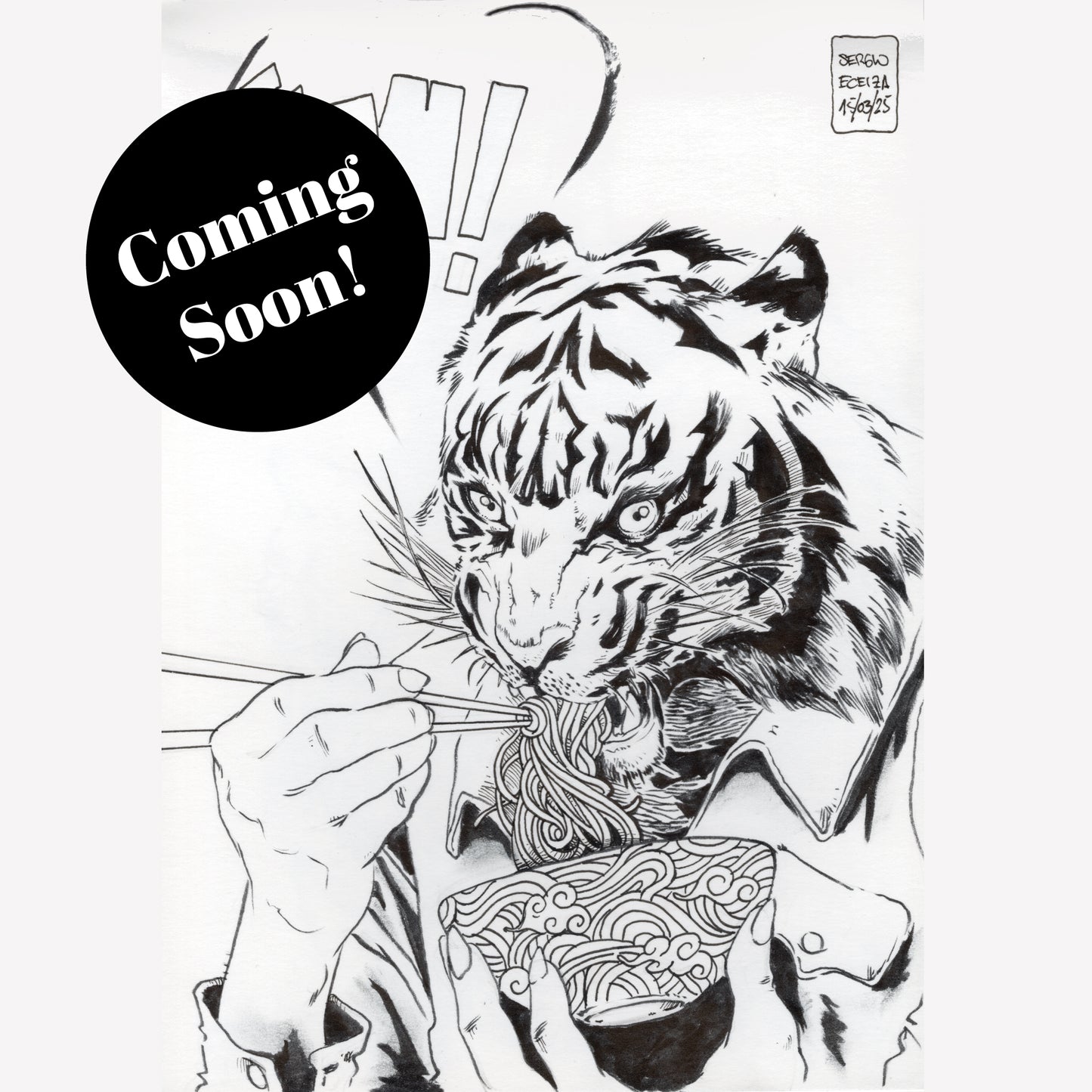 Ramen Tiger Print