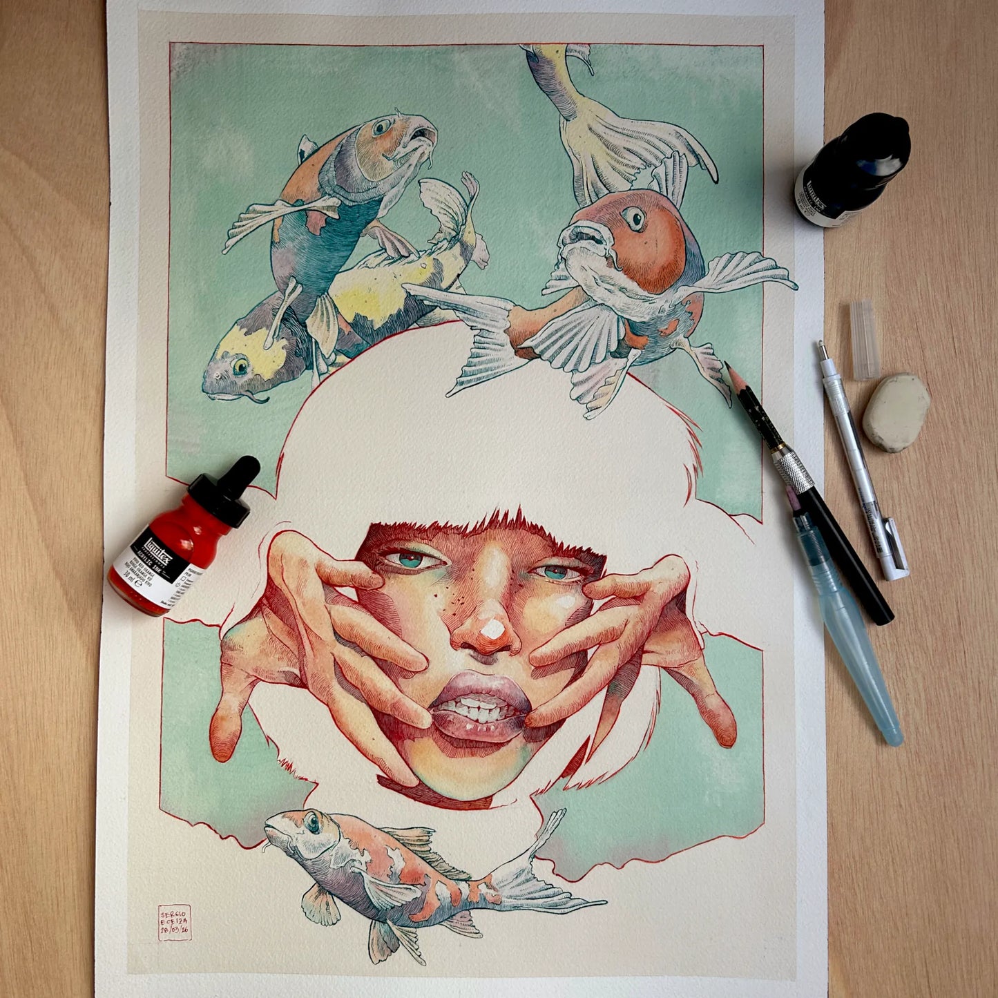 Koi Fish Girl