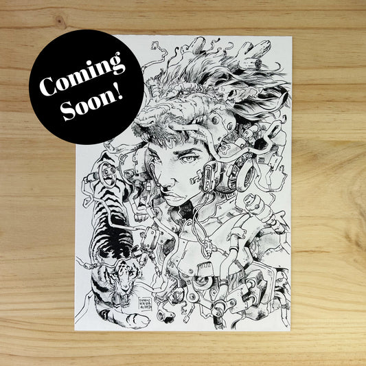 Mecha Girl 01 Print
